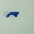 Bent Headphone Holder (wall mounted) image