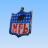 Logo NFL Football american print image