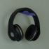 Two spaced wall mounted headphone holder (Two piece) image