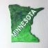 Map of Minnesota print image