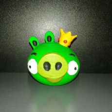 Picture of print of KING PIG - Angry Birds