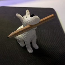 Picture of print of Snowy  Milou Wacom pen holder This print has been uploaded by Daniele Caccavale