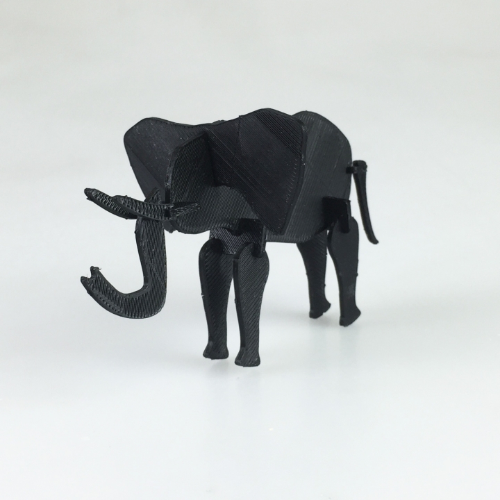 Puzzled Elephant 3D printed