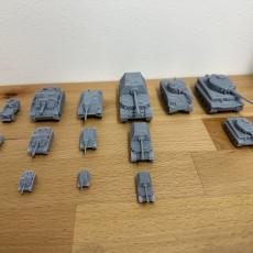 Picture of print of 1:100 Tanks pack 1