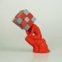 The Cuber (Thinker + Rubik's Cube) image