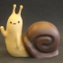 Adventure Time - Waving Snail print image
