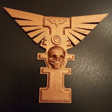 Picture of print of Warhammer 40k - Inquisitorial Rosette, Winged Version