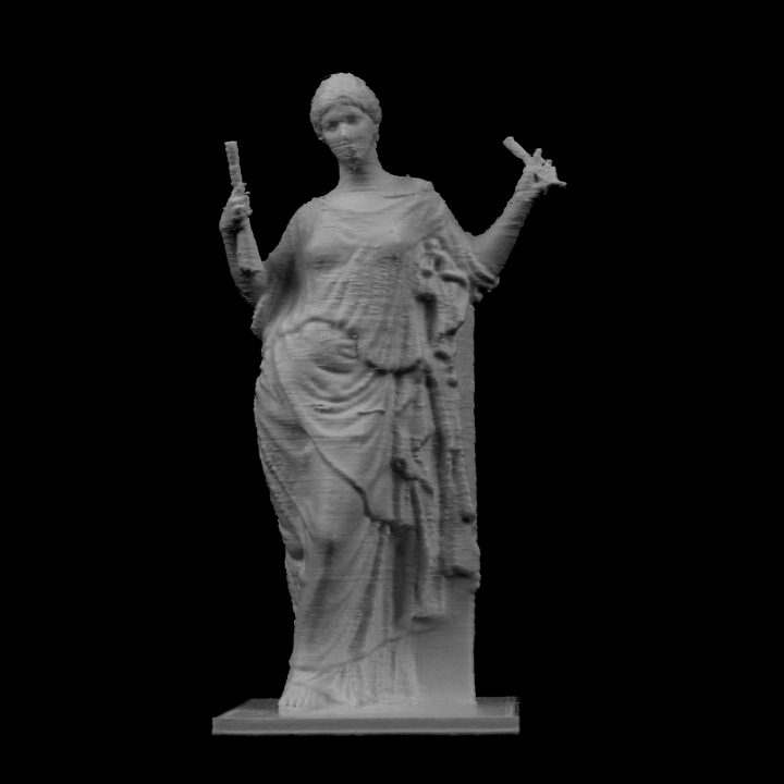 Aphrodite Leaning against a Pillar at The Louvre, Paris