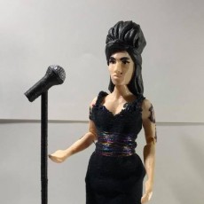 Picture of print of Amy Winehouse Articulated Doll - Support Free