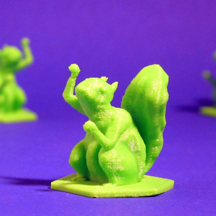 3D Printable Magic The Gathering Squirrel Token by Zheng3