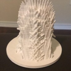 Picture of print of Charles Darwin on the Iron Throne