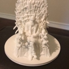 Picture of print of Charles Darwin on the Iron Throne