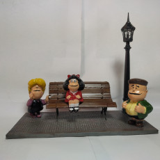 Picture of print of Mafalda and Friends at History Road in Buenos Aires, Argentina