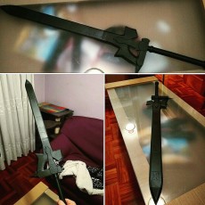 Picture of print of Kirito's Dual Blade elucidator