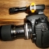 Flashlight mount for a newer wireless flash image