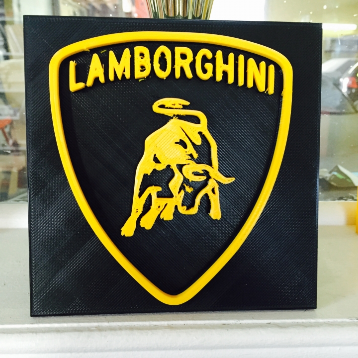 Lamborghini 3D emblem