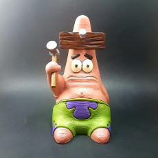 Picture of print of "Hammered" Patrick!