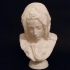 Bust of Mary from Pietà in St. Peter's Basilica, Vatican print image