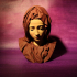 Bust of Mary from Pietà in St. Peter's Basilica, Vatican print image