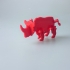 Puzzled Rhino Card image