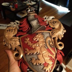 Picture of print of Gryffindor Coat of Arms Wall/Desk Display - Harry Potter This print has been uploaded by Fernando Caire