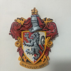 Picture of print of Gryffindor Coat of Arms Wall/Desk Display - Harry Potter This print has been uploaded by Omar Angelino