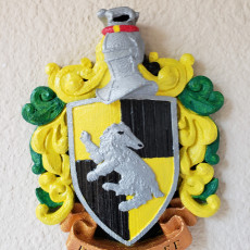 Picture of print of Hufflepuff Coat of Arms Wall/Desk Display - Harry Potter This print has been uploaded by Jeff LeBert
