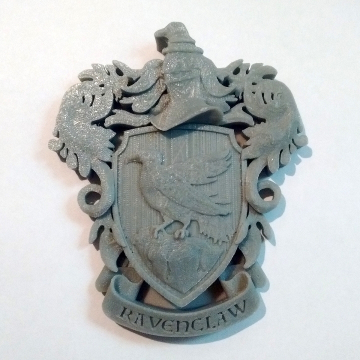 3D Printable Ravenclaw Coat of Arms Wall/Desk Display - Harry Potter by  Andrew Forster