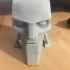 A.B.C. Warrior robot bust (Judge Dredd 1995) print image