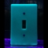 Glow-In-The-Dark 3D Printed Light Switch Frame print image