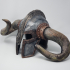 Viking helmet print image