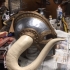 Viking helmet print image