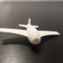 Airplane model print image