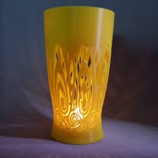 Picture of print of Voronoi Spiral Centerpiece / Vase
