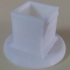 25mm Printer accuracy test cube image
