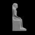Seated Statue of Imhotep at The Réunion des Musées Nationaux, Paris image