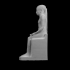 Seated Statue of Imhotep at The Réunion des Musées Nationaux, Paris image