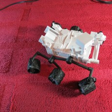 Picture of print of Curiosity Rover