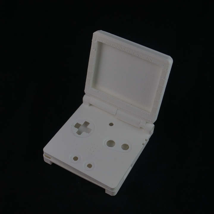 Bevægelig ufravigelige Harden 3D Printable Game Boy Advance SP for customize tests by Pable