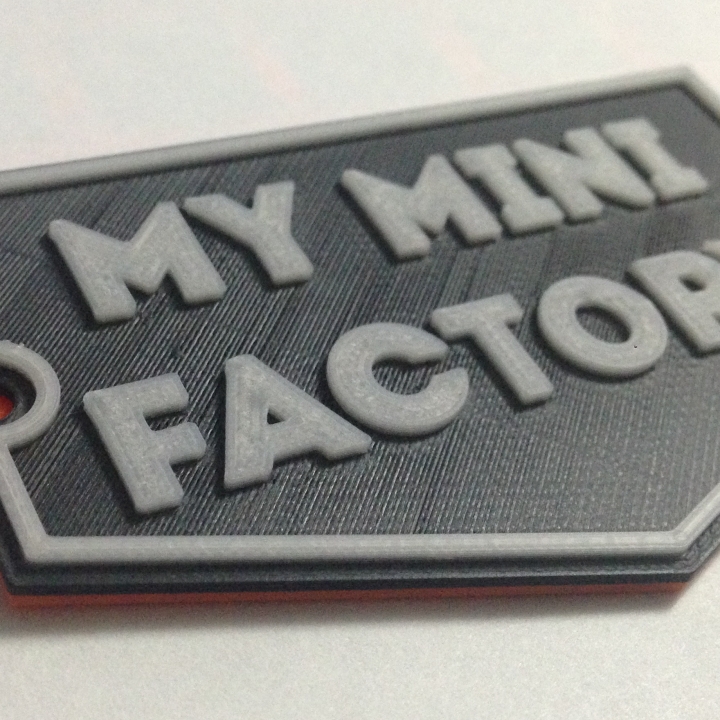 3Color MyMinifactory 3D Logo