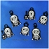 Minions Keychain / Magnets - Skull / Skeleton Version image