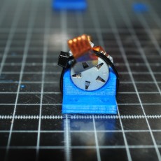 Picture of print of Floppy disk drive stepper motor mount