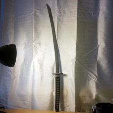 Picture of print of hattori hanzo sword