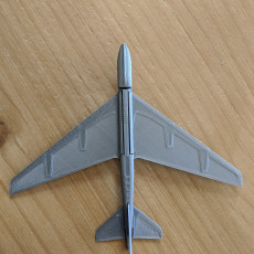 Picture of print of B52 Flying Glider Powered by an Elastic Band