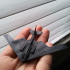 B2 Stealth Bomber Glider (Improved Flight) Powered by an Elastic Band print image