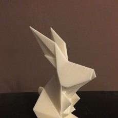 Picture of print of ORIGAMI rabbit