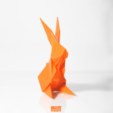 Picture of print of ORIGAMI rabbit