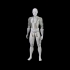 Male Articulated Figure - Print in Place & Support Free image