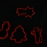 Christmas tree cookie cutter image