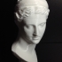 Head of the Diana of Versailles at The Réunion des Musées Nationaux, Paris image